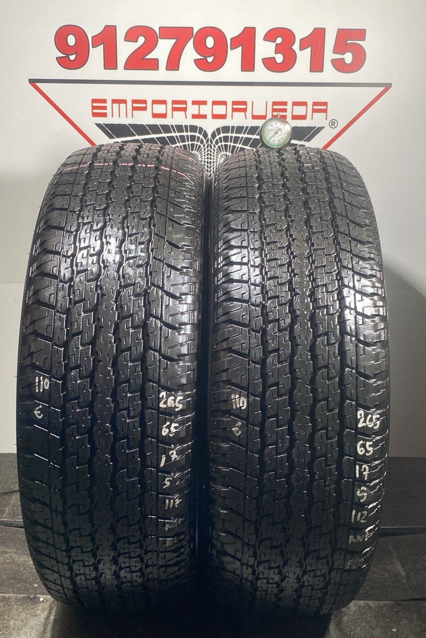 BRIDGESTONE DUELER USADO ECONOMICO M+S 265/65 R17 112 S